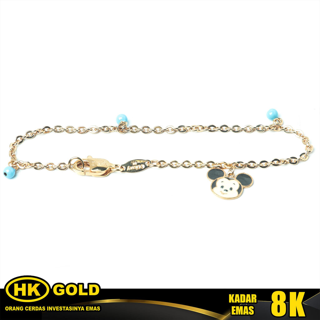 Gelang Emas 8K Type 2109 Anak HK GOLD