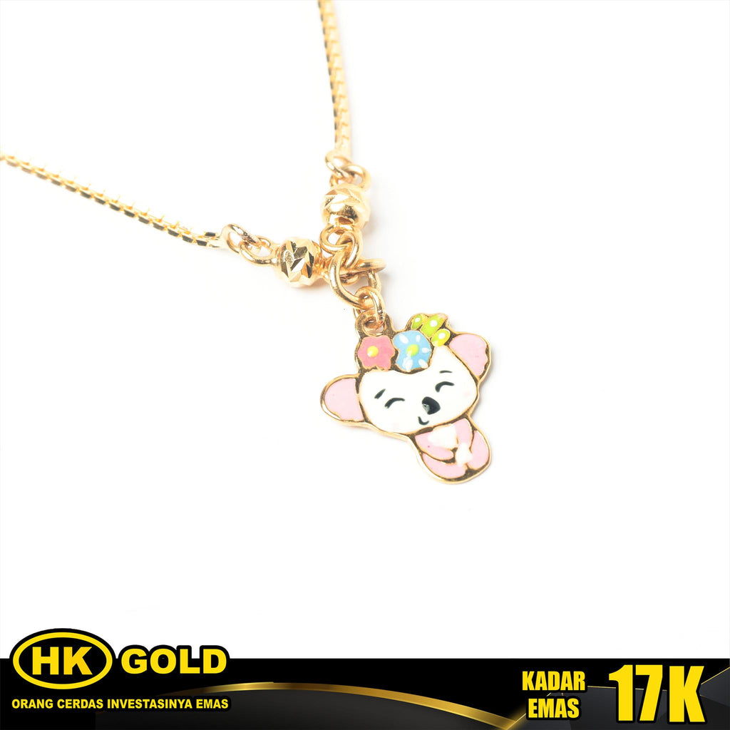 Kalung Emas 17K Type 618 Anak HK GOLD