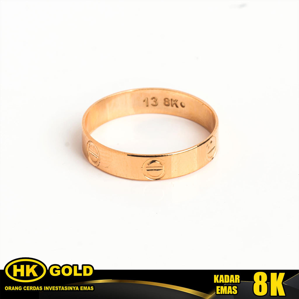 Cincin Emas 8K Wanita Type 2020 HK GOLD