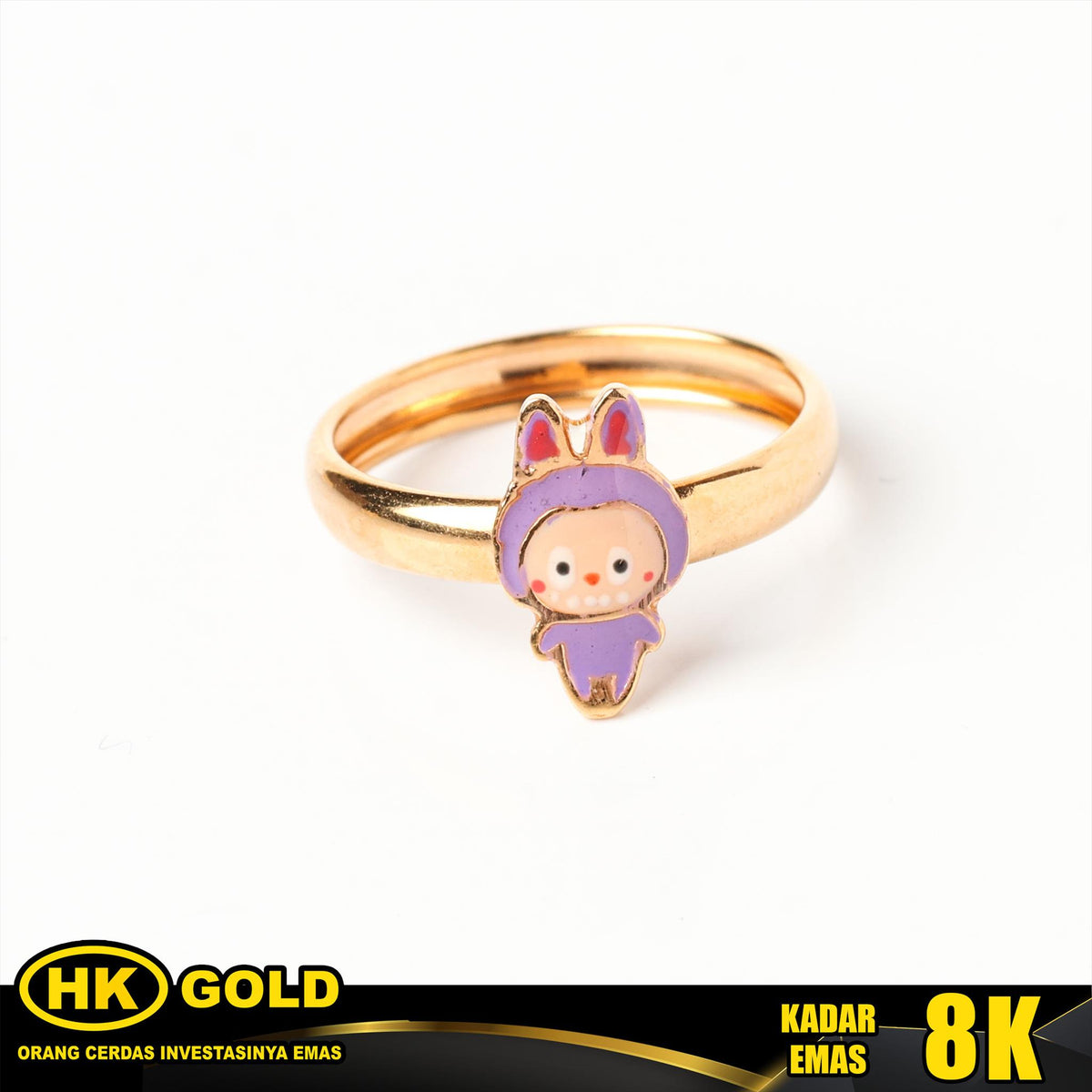 Cincin Emas 8K Wanita Anak Type 2014 HK GOLD