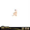 Liontin Emas 17K Type 191  Huruf 1 HK GOLD