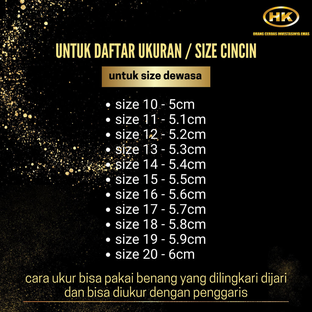 HK MUSTIKA GOLD - CINCIN EMAS