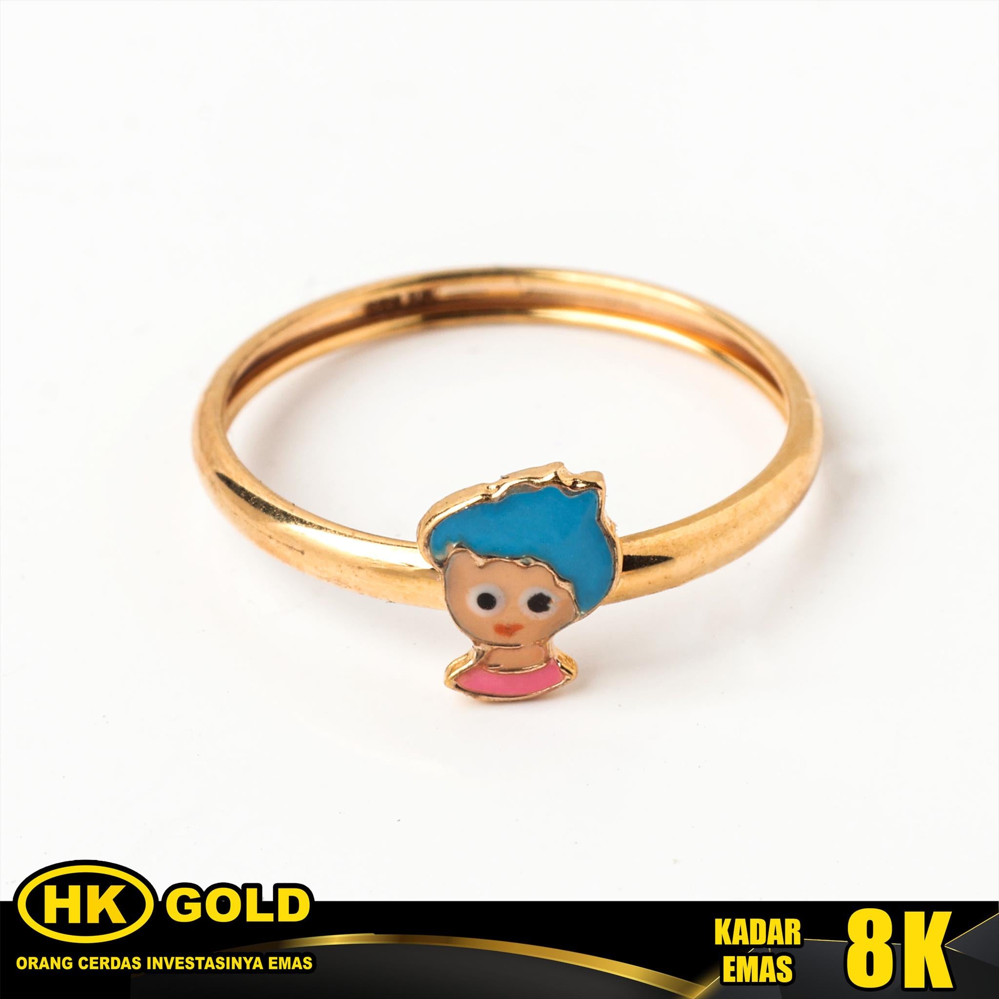 Cincin Emas 8K Wanita Type 1995 Anak HK GOLD