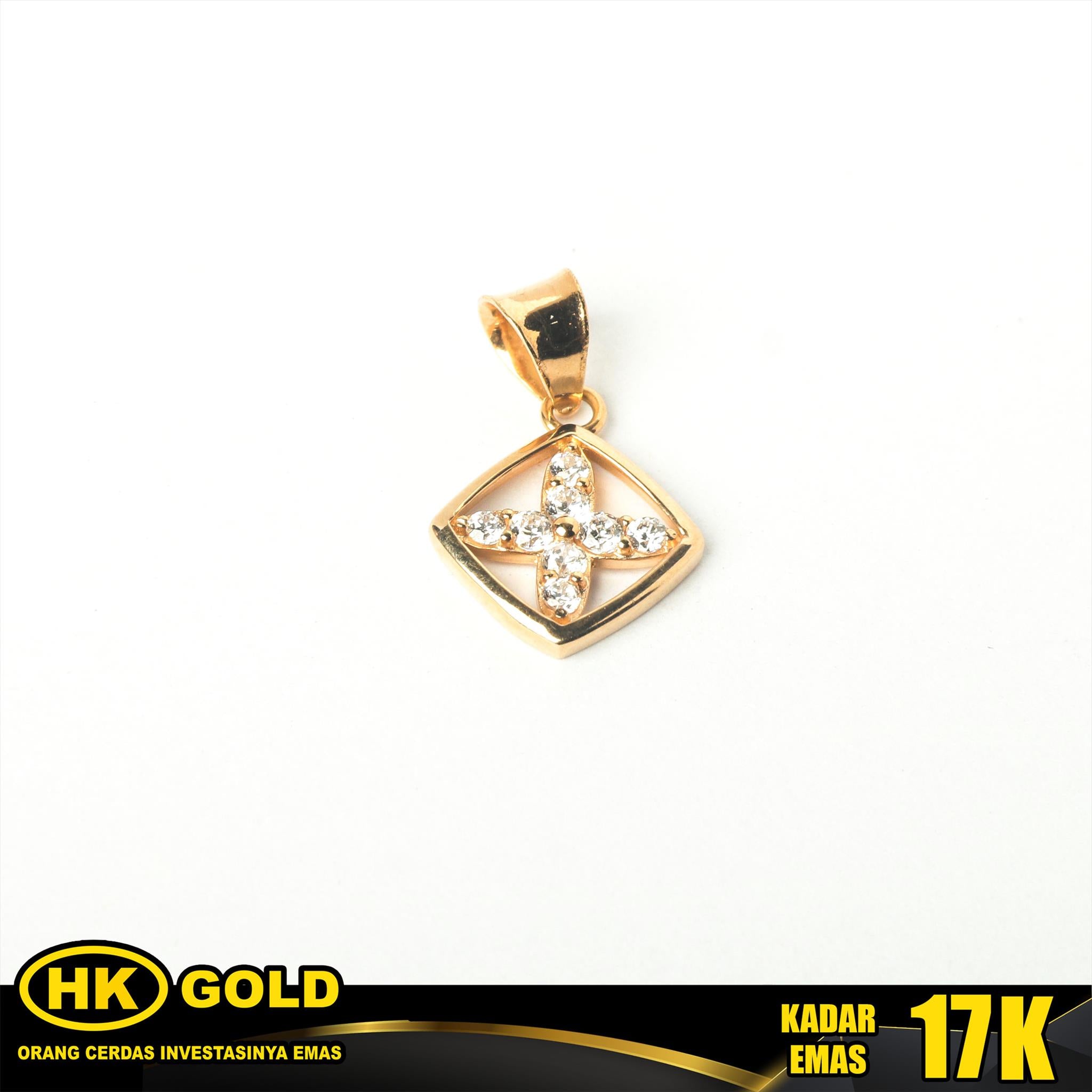 Liontin Emas 17K Pendant Wanita Type 233 HK GOLD