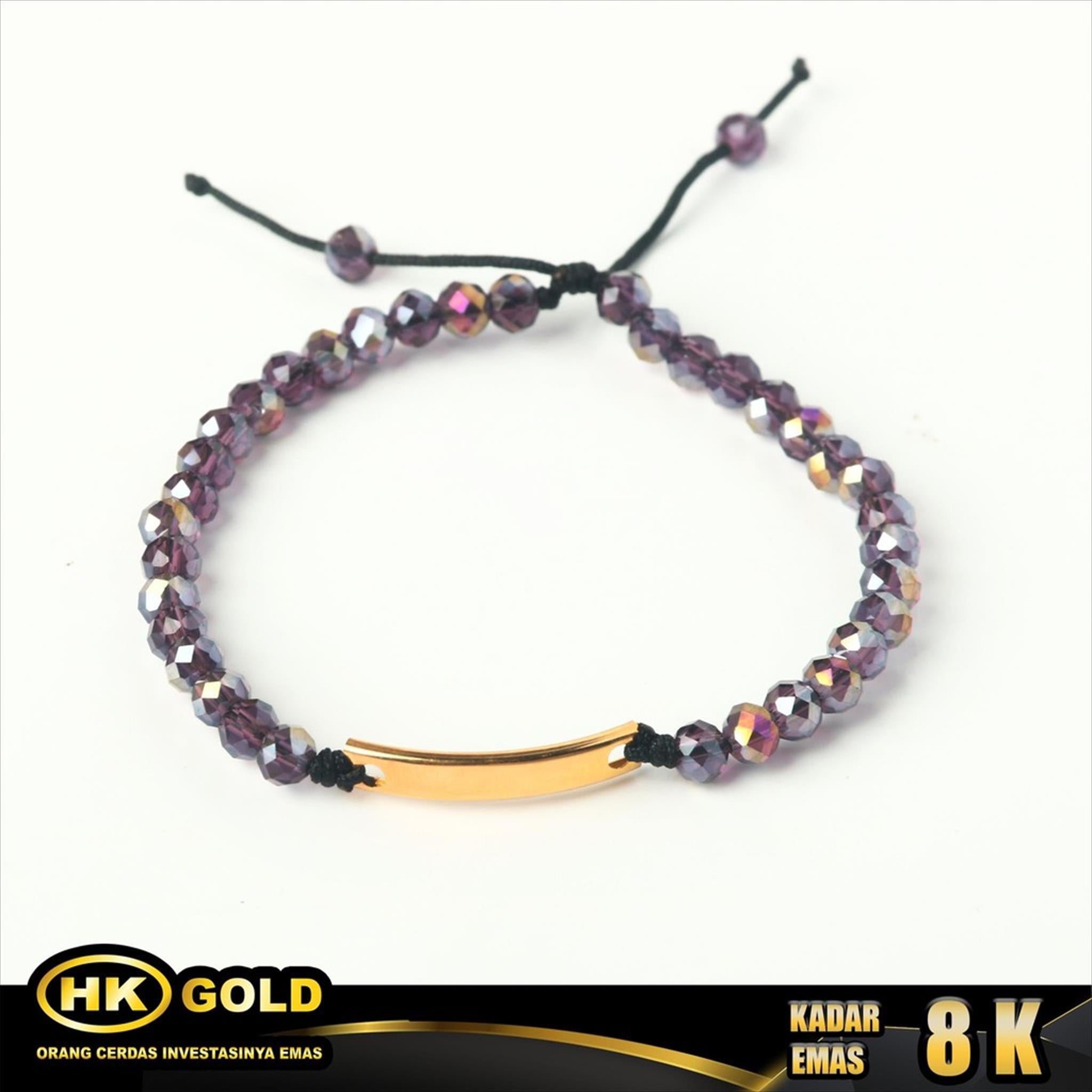 HK MUSTIKA GOLD - GELANG EMAS 8K - TYPE 1300 GODIVA