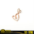 Liontin Emas 17K Pendant Wanita Type 245 HK GOLD