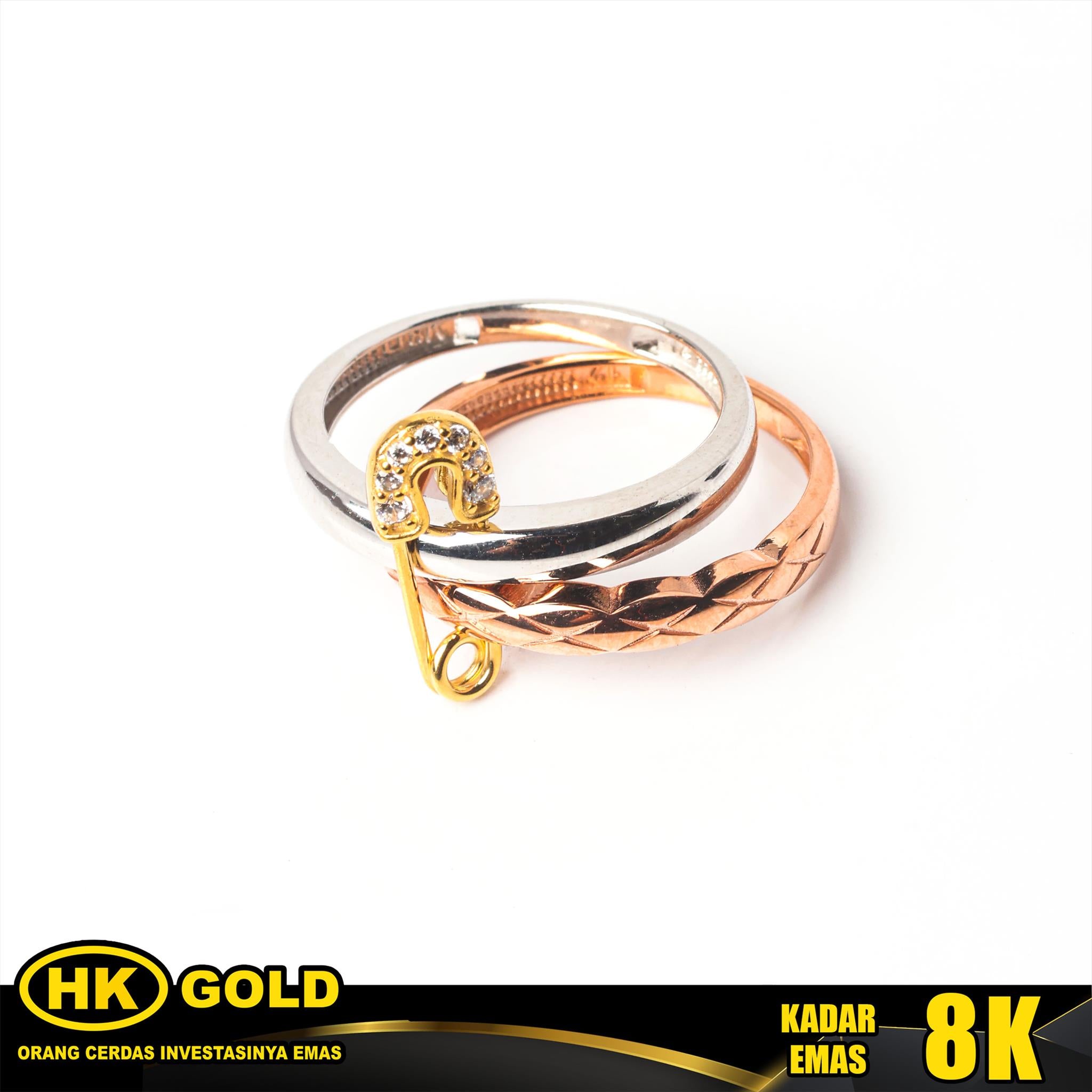 Cincin Emas 8K Wanita Type 1919 HK GOLD