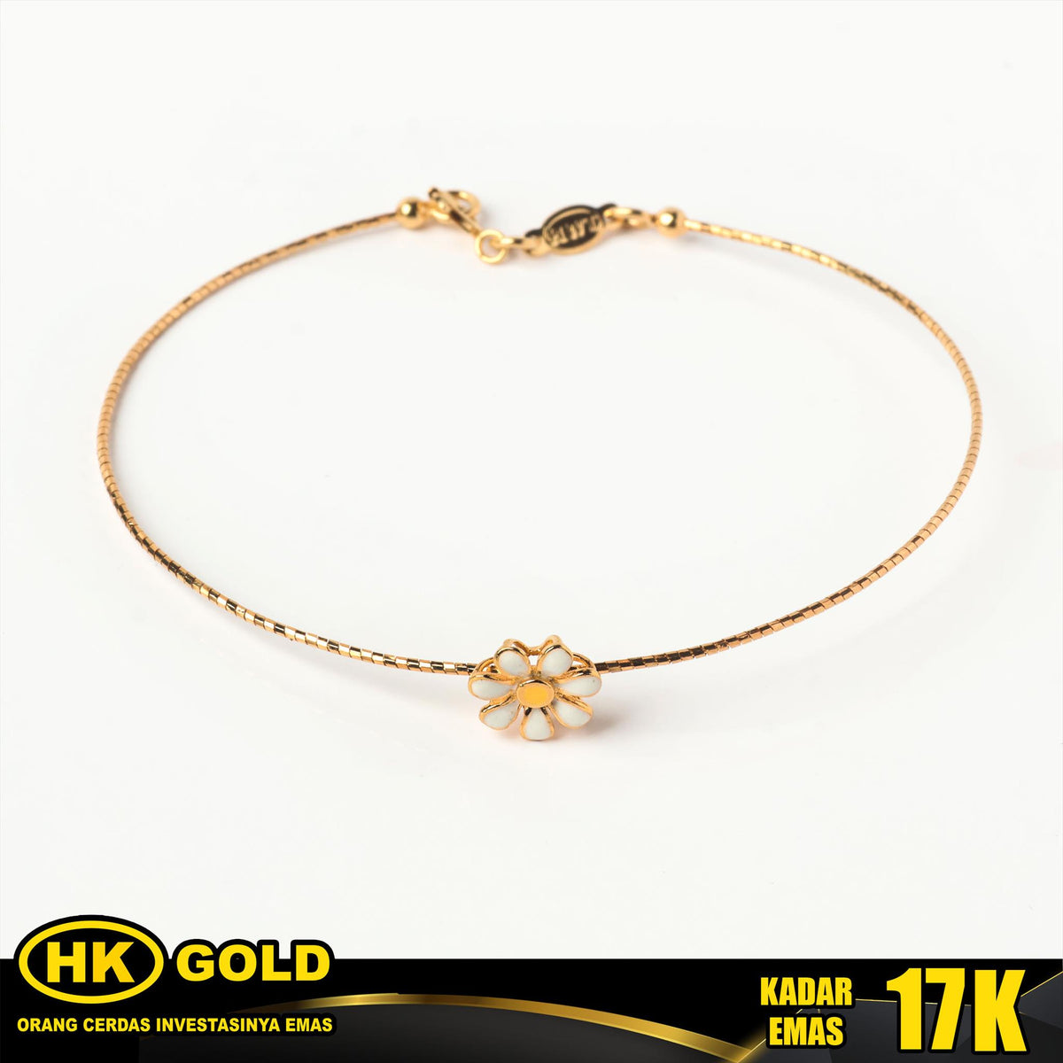 Gelang Emas 17K Choker Wanita Type 1290 HK GOLD