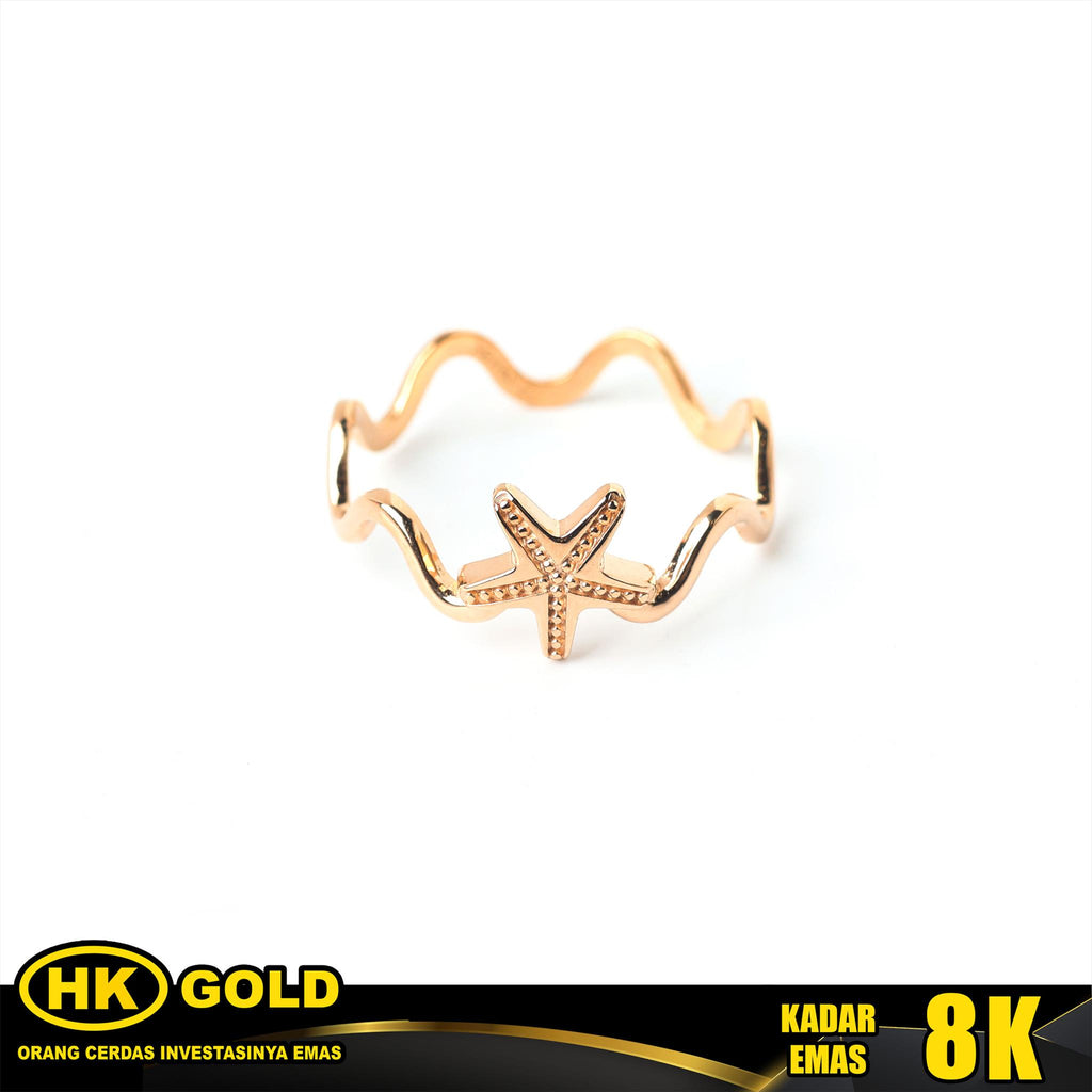 Cincin Emas 8K Wanita Type 1896 HK GOLD