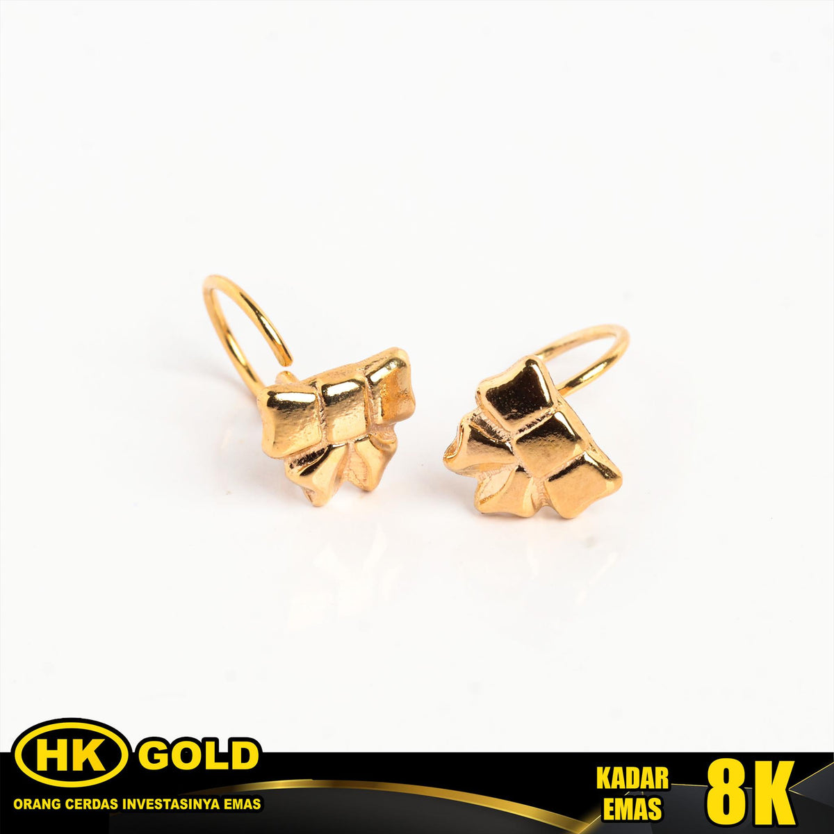 Giwang Emas 8K Tusuk Wanita Type 404 HK GOLD