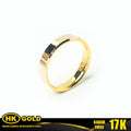 CINCIN EMAS 17K Type 956 PP KACA HK GOLD
