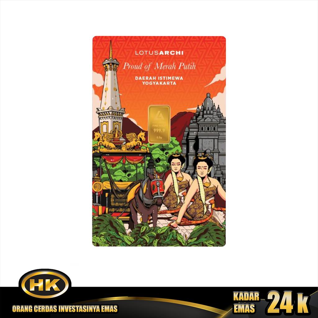 HK Mustika Gold - Logam Mulia  24K - 2 LOTUS ARCHI PROVINSI