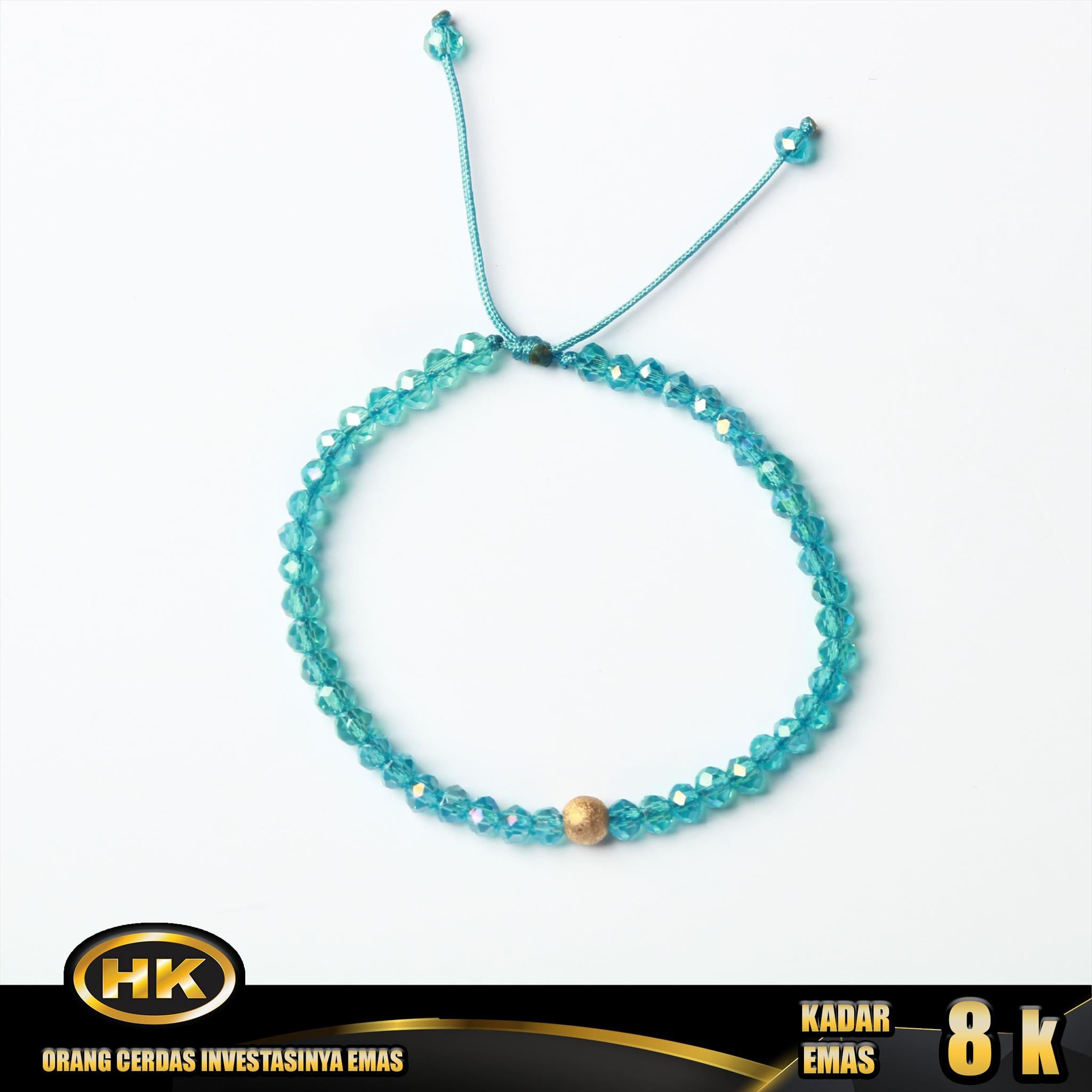 HK Mustika Gold - Gelang Emas  8K - Type 680 Godiva Glitter