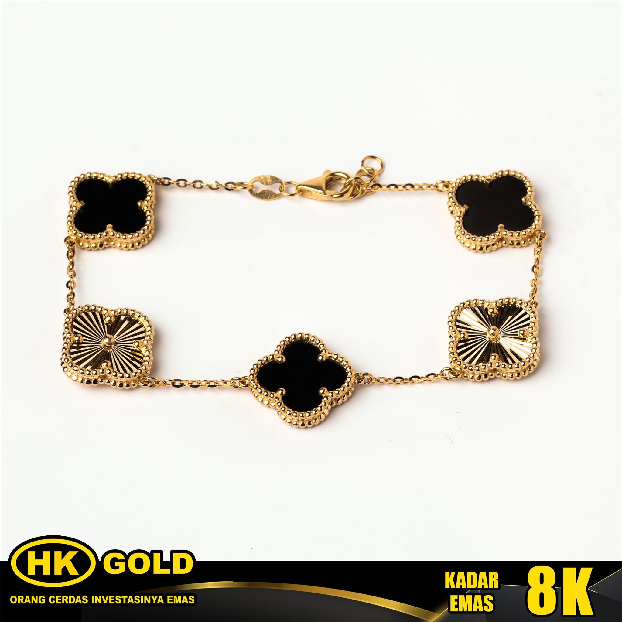 Gelang Emas 8K Bracelet Wanita Type 2585 HK GOLD
