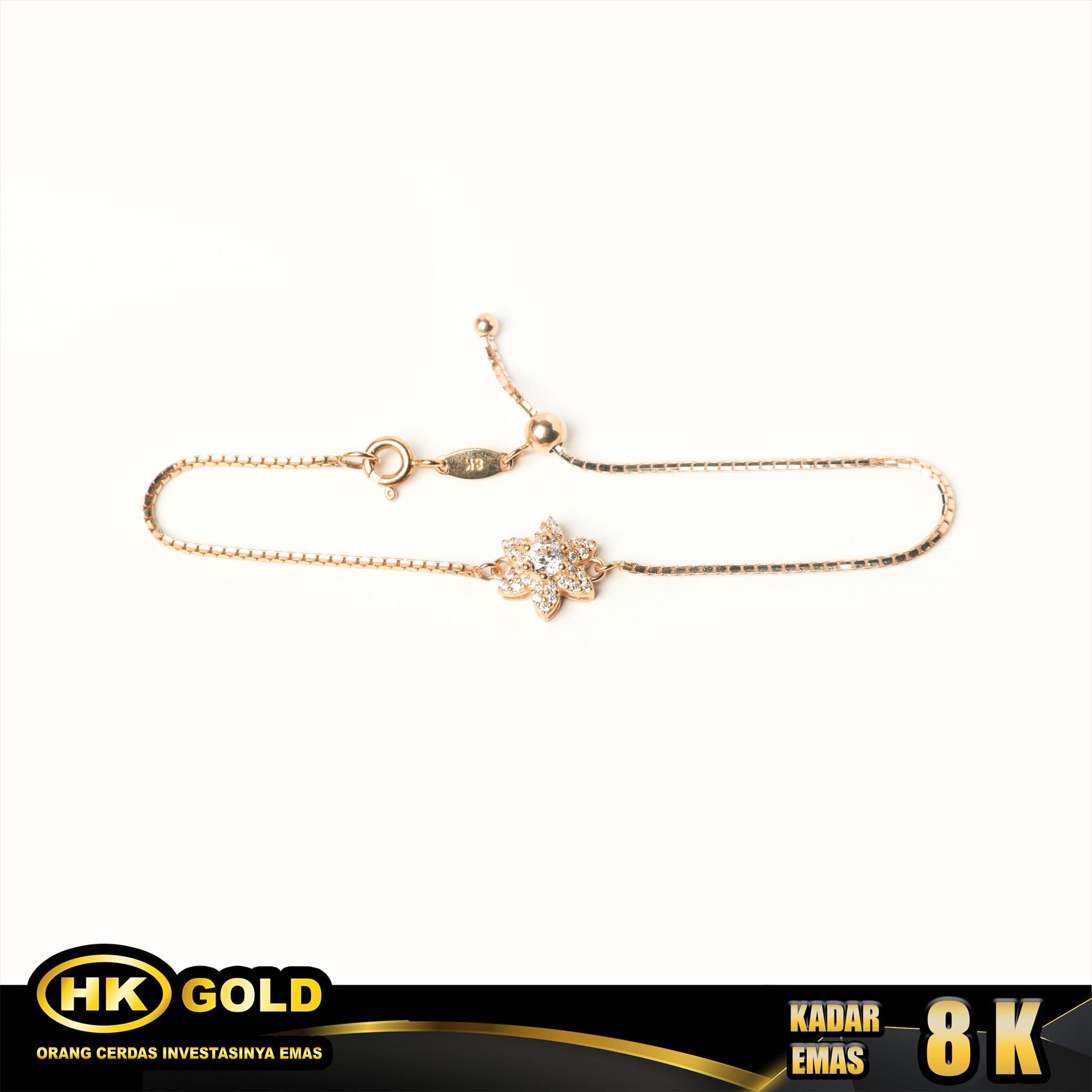 Gelang Emas  8K - Type 1557 HK GOLD