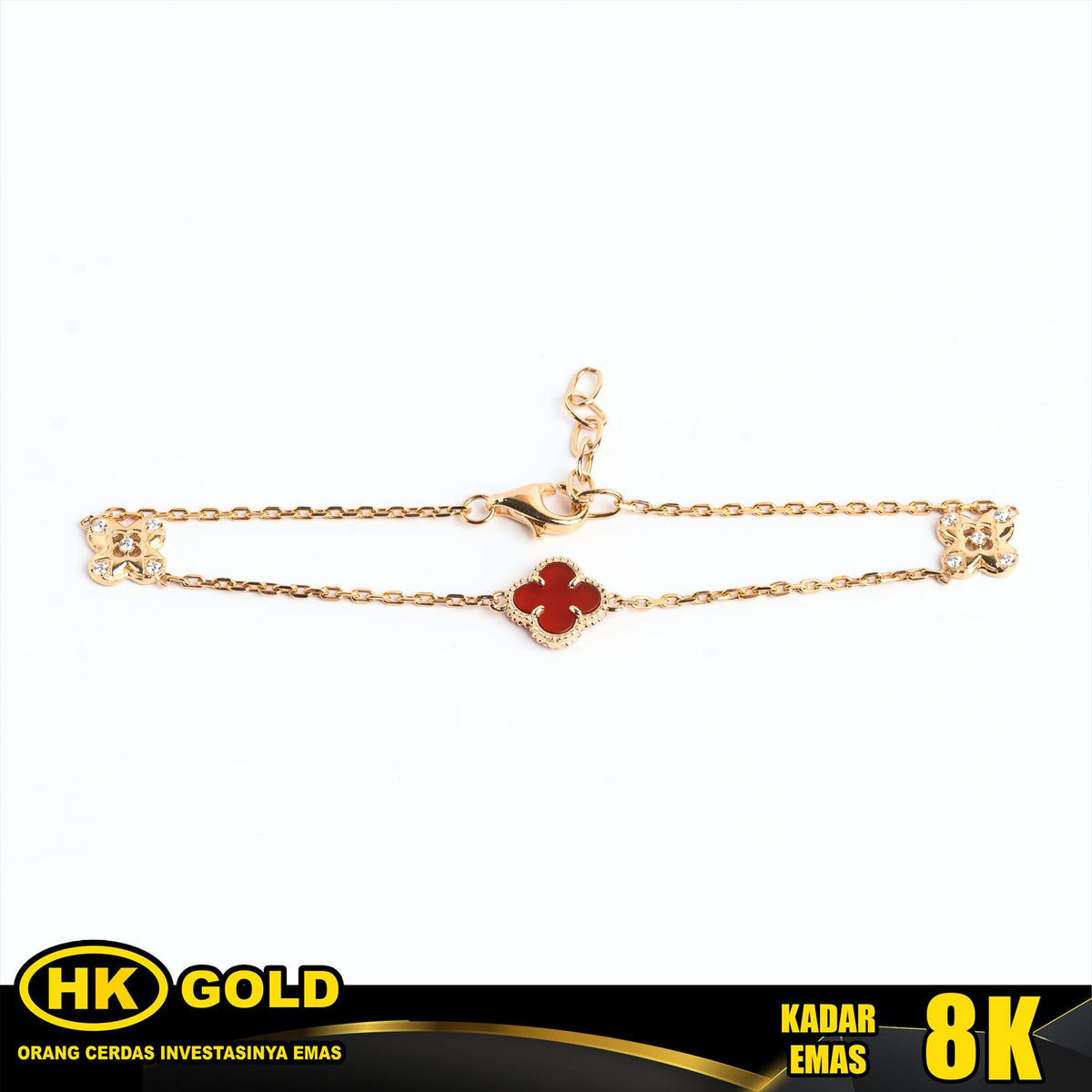 Gelang Emas 8K Bracelet Wanita Type 2752 HK GOLD