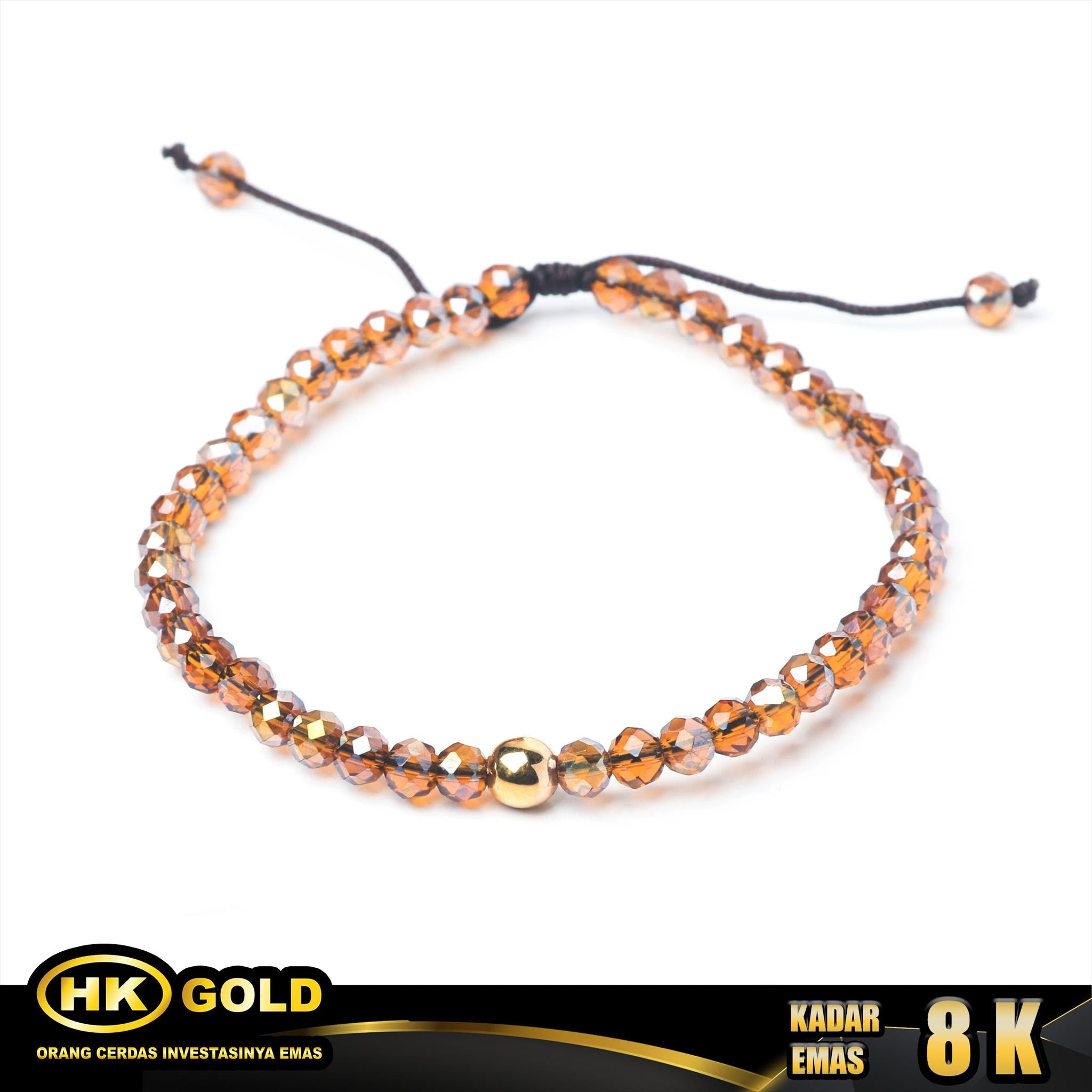 HK Mustika Gold - Gelang Emas  8K - Type 679 Godiva
