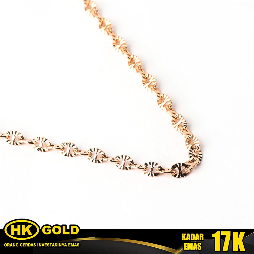 Kalung Emas 17K Neklace Wanita Type 660 HK GOLD