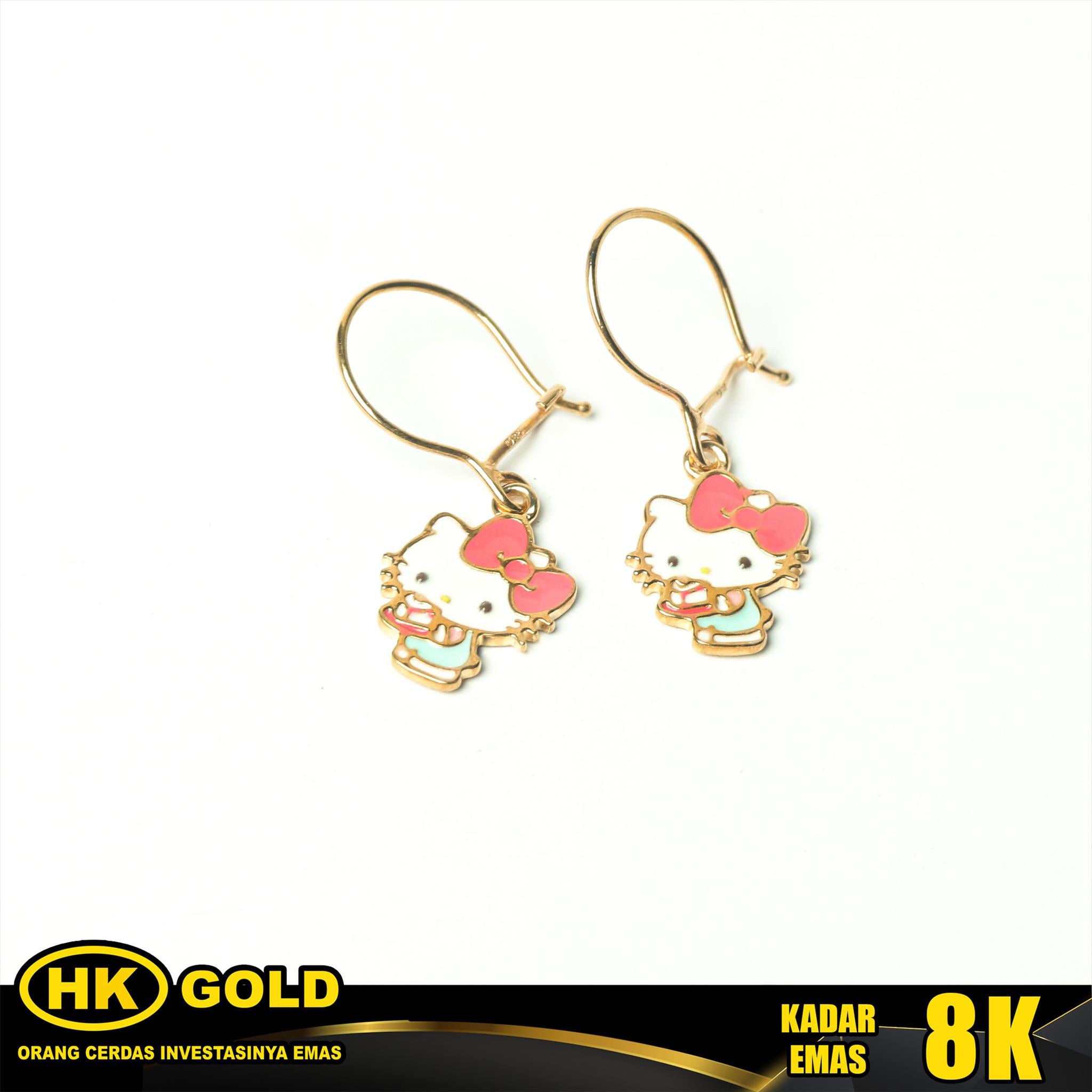 Anting Emas 8K Type 323 HK GOLD