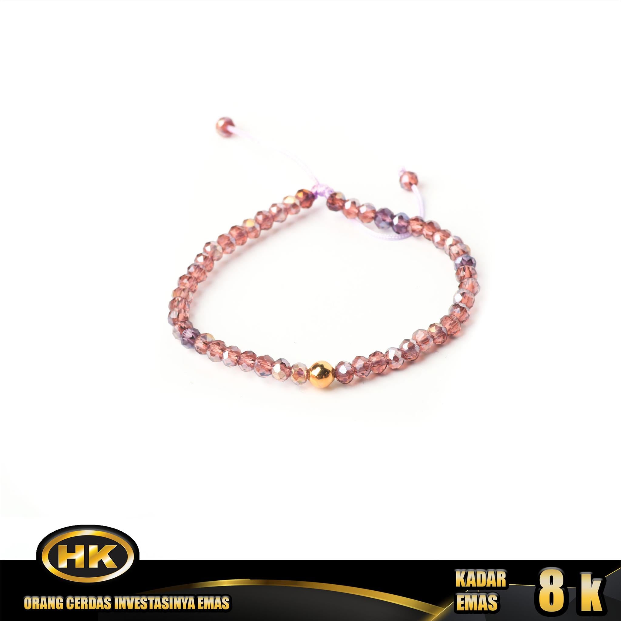 HK Mustika Gold - Gelang Emas  8K - Type 679 Godiva