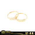 Cincin Emas 8K Type 1596 Leaf Lace HK GOLD