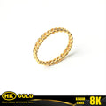 Cincin Emas 8K Type 1611 Helix  HK GOLD