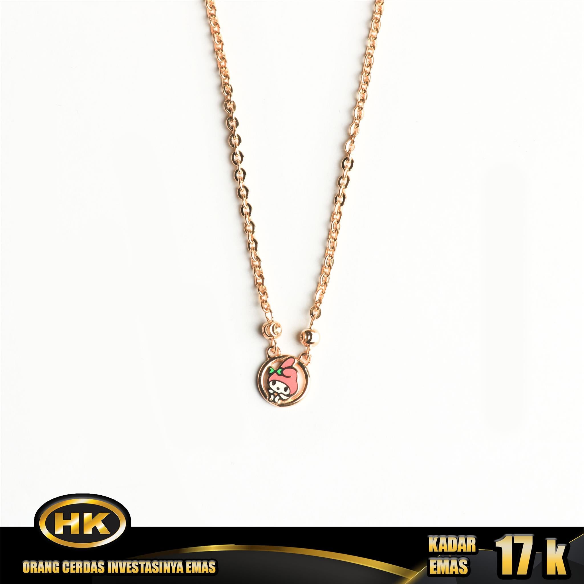 HK MUSTIKA - KALUNG EMAS 17K - Type 534