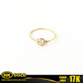 Cincin Emas 17K Wanita Type 1002 HK GOLD