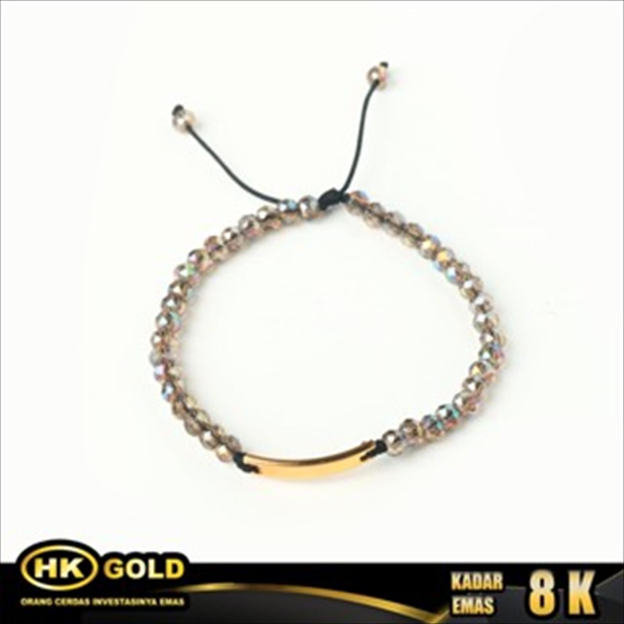 HK MUSTIKA GOLD - GELANG EMAS 8K - TYPE 1300 GODIVA