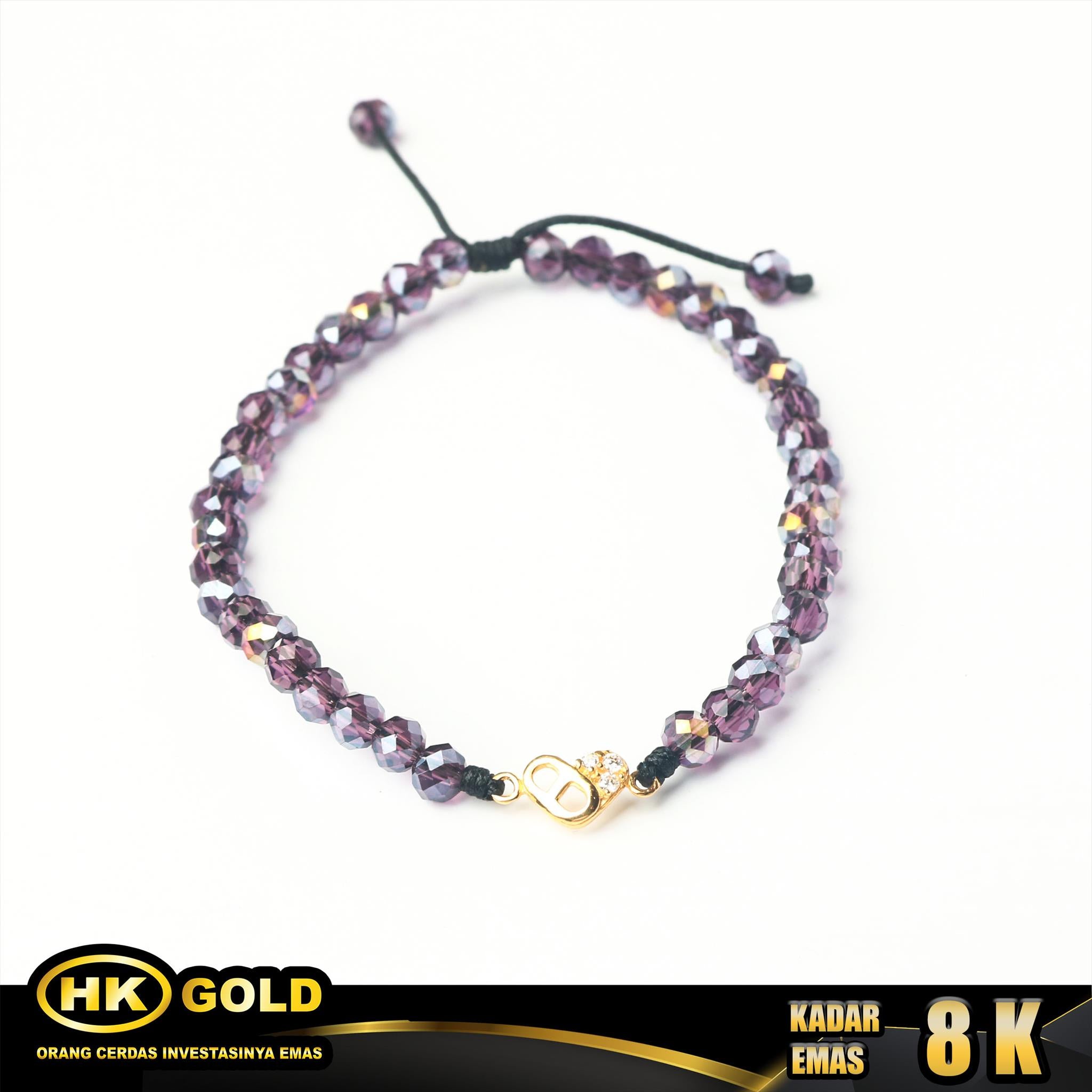 HK MUSTIKA GOLD - GELANG EMAS 8K - TYPE 1304 GODIVA