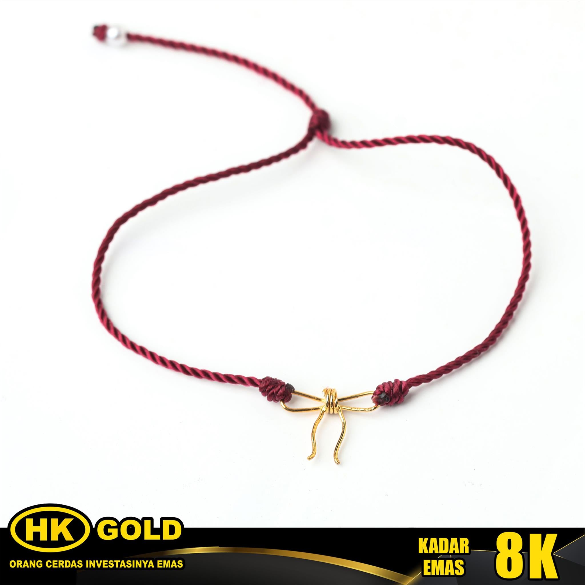 Gelang Emas 8K Xarena Type 2417 HK GOLD