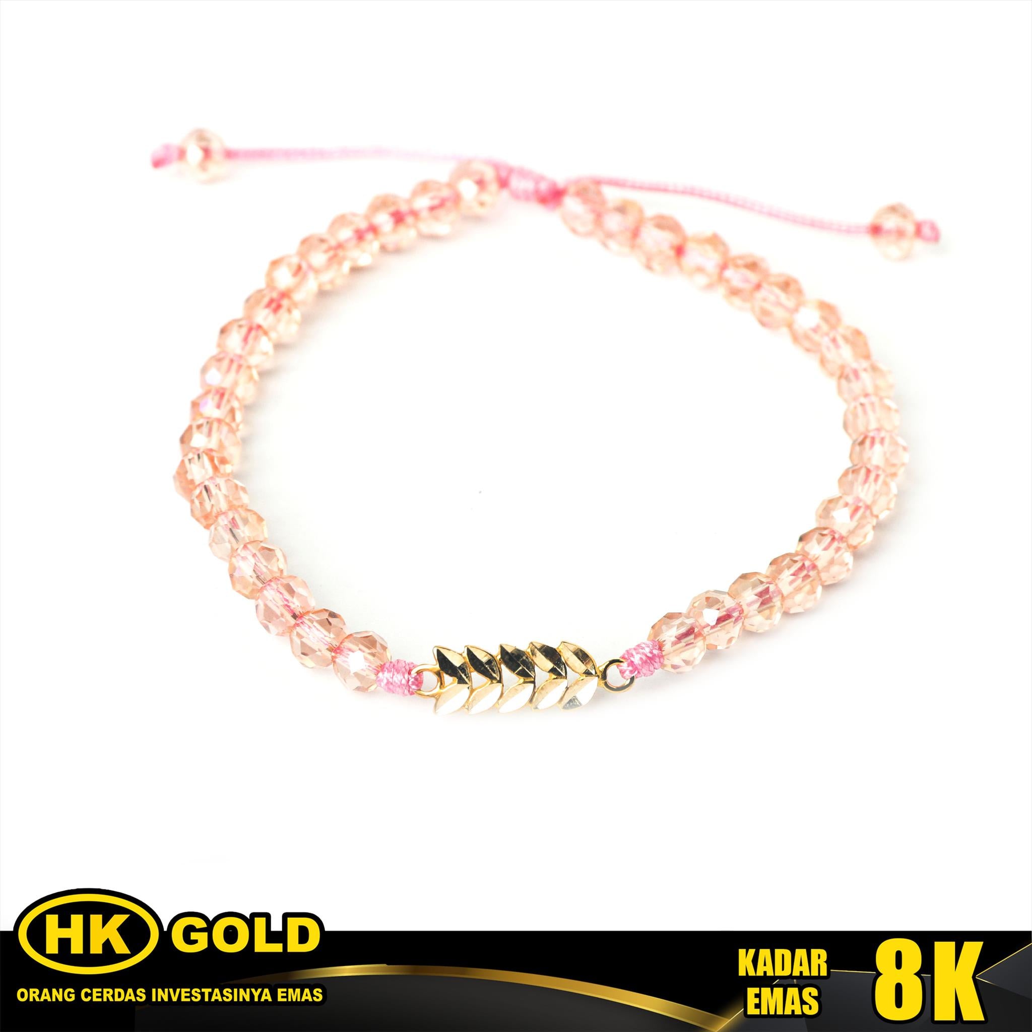 Gelang Emas  8K Type 1814 Godiva HK GOLD