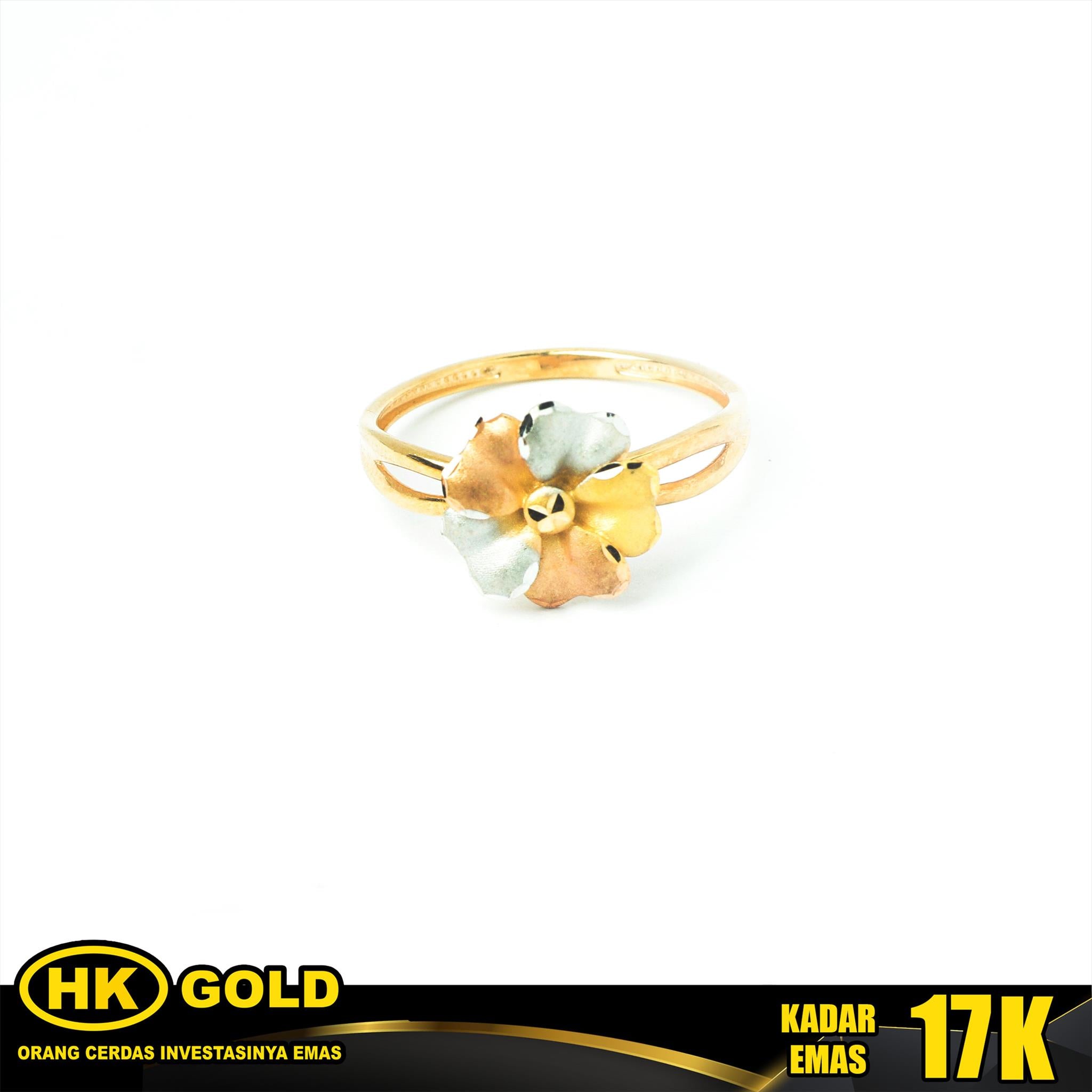 Cincin Emas 17K Type 961 HK GOLD