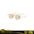 Anting Emas 17K Type 196 HK GOLD