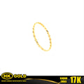 Cincin Emas 17K Type 912 Dainty HK GOLD