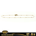 HK MUSTIKA - GELANG EMAS 8K - TYPE 694 JEDAR KAKI
