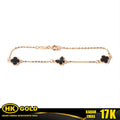 Gelang Emas 17K Bracelet Wanita Type 1292 HK GOLD
