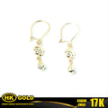Anting Emas 17K Type 226 HK GOLD