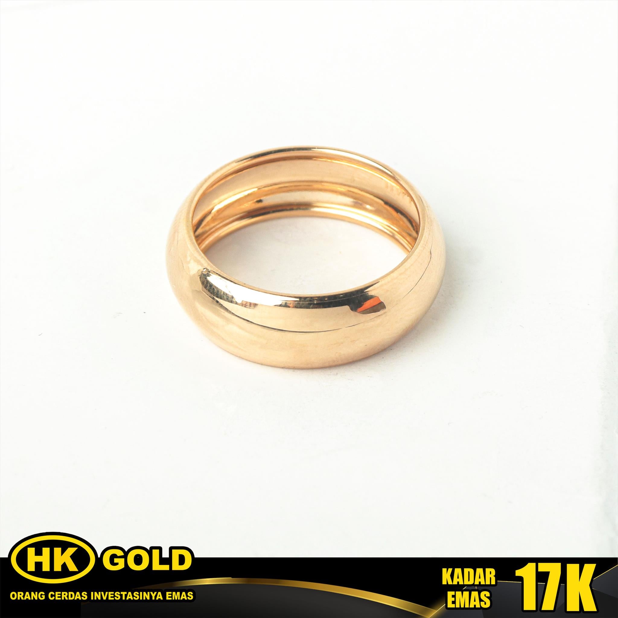 Cincin Emas 17K Wanita Type 1064 HK GOLD