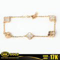 Gelang Emas 17K Bracelet Wanita Type 1296 HK GOLD