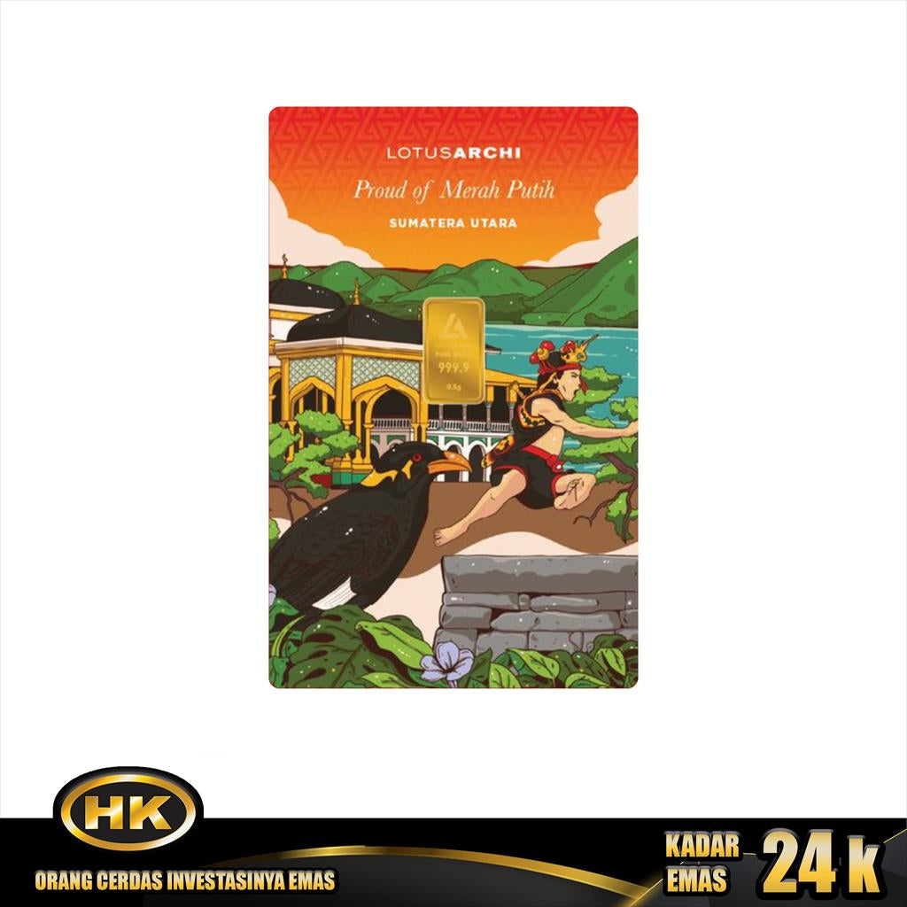 HK Mustika Gold - Logam Mulia  24K - 2 LOTUS ARCHI PROVINSI