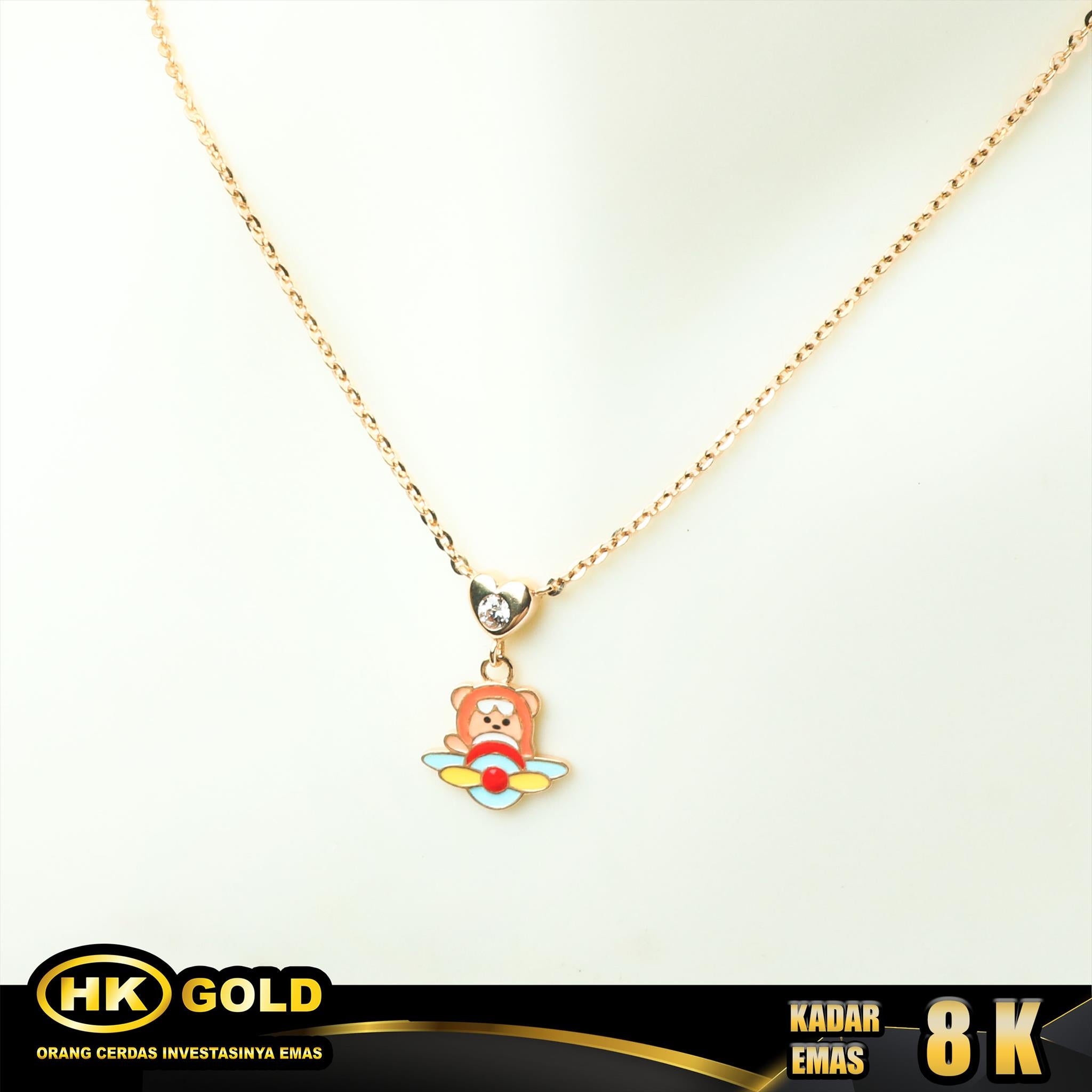 HK MUSTIKA GOLD - KALUNG EMAS 8K - TYPE 804 ANAK
