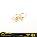 Anting Emas 8K Kait Wanita Type 349 HK GOLD