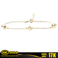 Gelang Emas 17K Bracelet Wanita Type 1210 HK GOLD