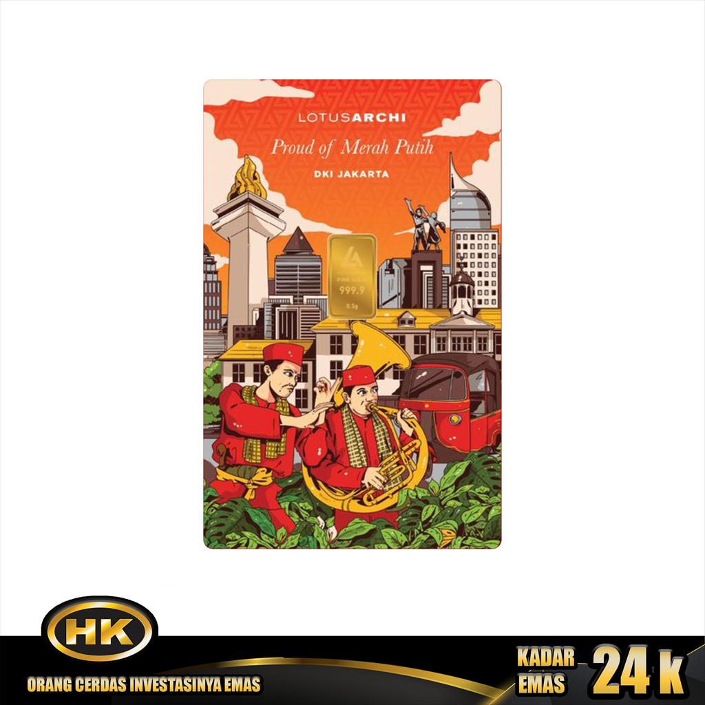 HK Mustika Gold - Logam Mulia  24K - 2 LOTUS ARCHI PROVINSI